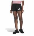 Sportshorts för kvinnor Adidas Pacer 3 Stripes Knit Svart