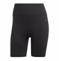 Sport-leggings, Dam Adidas Studio Aeroknit Svart