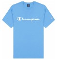 T-shirt med kortärm Herr Champion Crewneck Blå