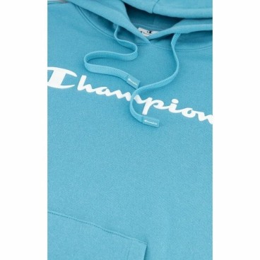 Tröja med huva Herr Champion Crewneck Vit Vatten