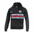 Tröja med huva Sparco Martini Racing Svart Storlek M