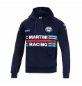 Tröja med huva Herr Sparco MARTINI RACING Storlek L Marinblå