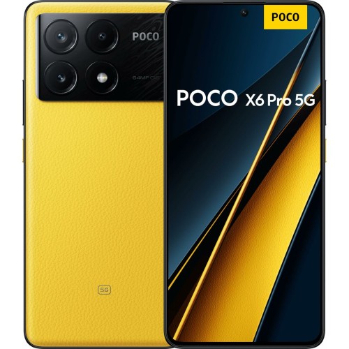 Poco 智能手机 X6 Pro 6.67" 联发科 Dimensity 8300-Ultra 8 GB 内存 256 GB 黄色