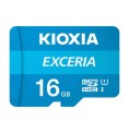 Micro-SD Minneskort med Adapter Kioxia Exceria UHS-I Klass 10 Blå