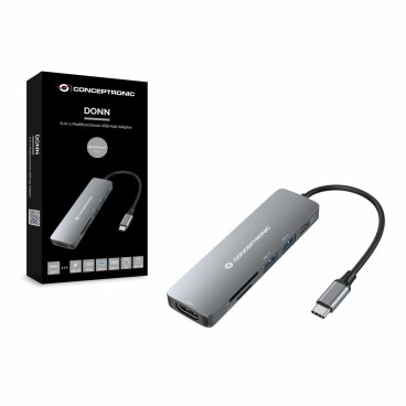 Conceptronic USB 集线器 DONN11G 灰色
