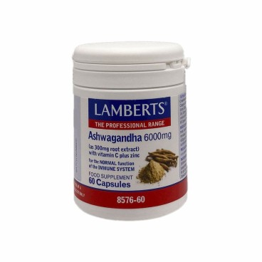 Kosttillskott Lamberts Ashwagandha 60 antal