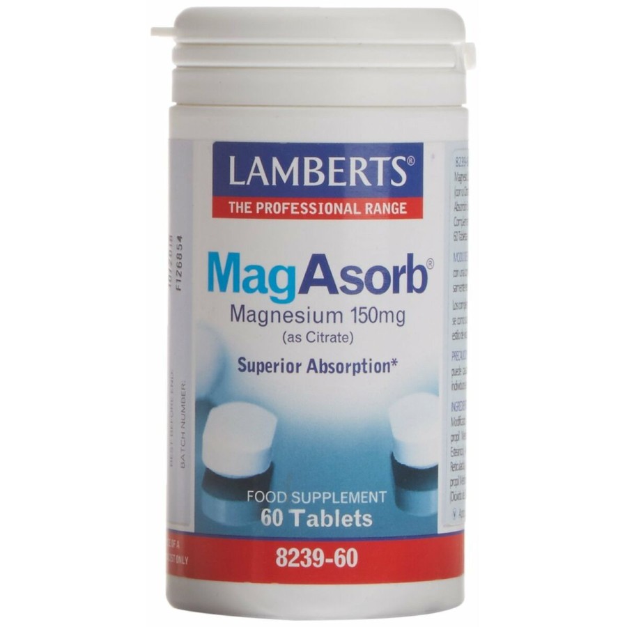 Kosttillskott Lamberts MagAbsorb Magnesium 60 antal