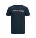 Jack & Jones 男士短袖T恤 JJECORP LOGO TEE SS O-NECK NOSS 12137126 深蓝色