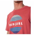 T-shirt med kortärm Herr Rip Curl El Mama Röd