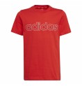 Barn T-shirt med kortärm Adidas Essentials  Röd