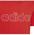 Adidas 红色儿童基本款短袖 T 恤