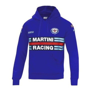 Tröja med huva Sparco Martini Racing Blå