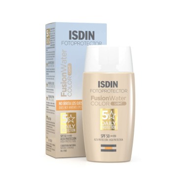 Solskydd med färg Isdin Fotoprotector Klar Spf 50 50 ml