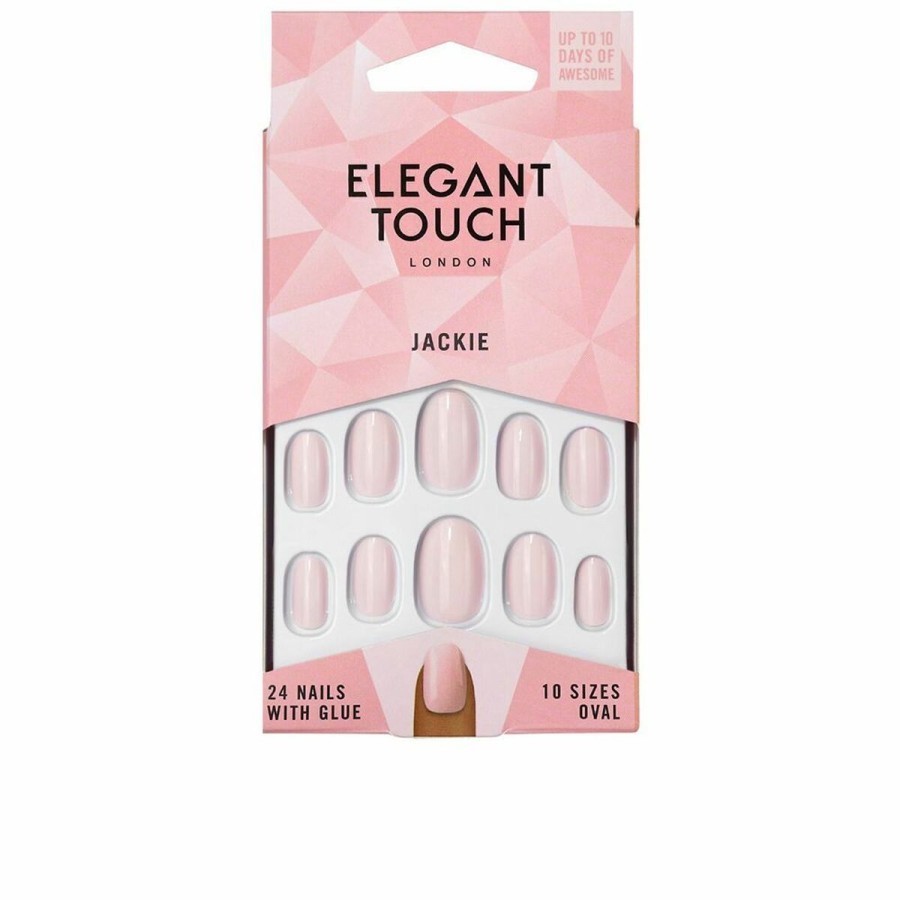 Lösnaglar Elegant Touch Polished Colour Jackie 24 Delar (24 uds)