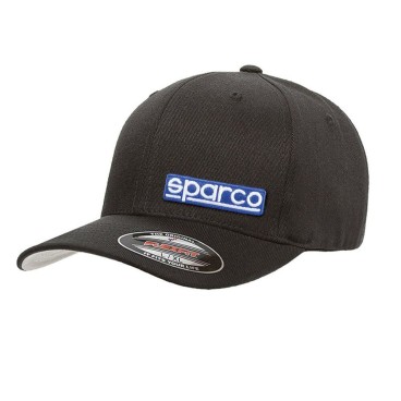 Sparco 帽子 FLEXFIT 黑色 S/M