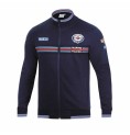 Tröja med huva Sparco S01278MRBM5XXL Blå XXL