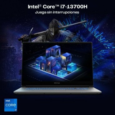 Laptop PcCom Revolt 4060 17,3" Intel Core i7-13700H 16 GB RAM 1 TB SSD Nvidia Geforce RTX 4060 Qwerty Spanska