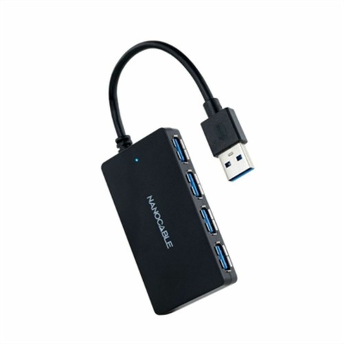 USB-HUB NANOCABLE 10.16.4403 Svart