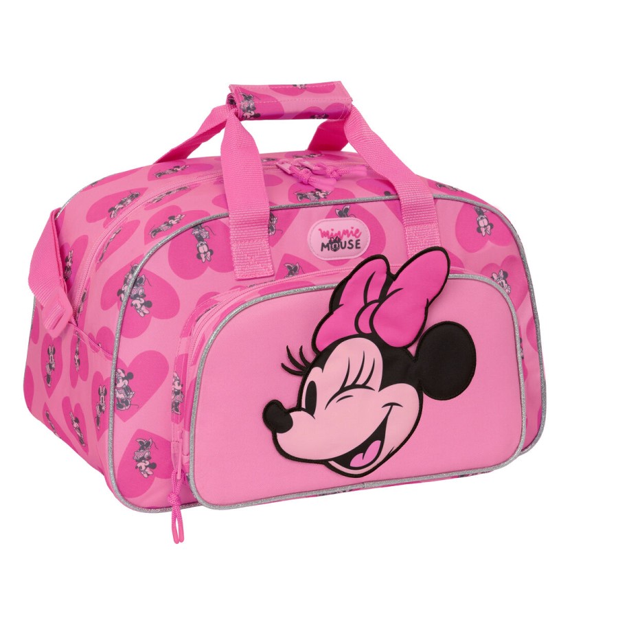 Minnie Mouse 运动包 Loving Pink 40 x 24 x 23 厘米