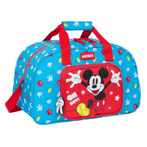 Sportväska Mickey Mouse Clubhouse Fantastic Blå Röd 40 x 24 x 23 cm