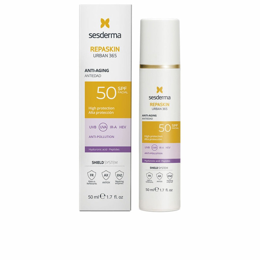 Ansiktssolkräm Sesderma Repaskin Urban 365 Spf 50 50 ml Anti age Anti-pollution