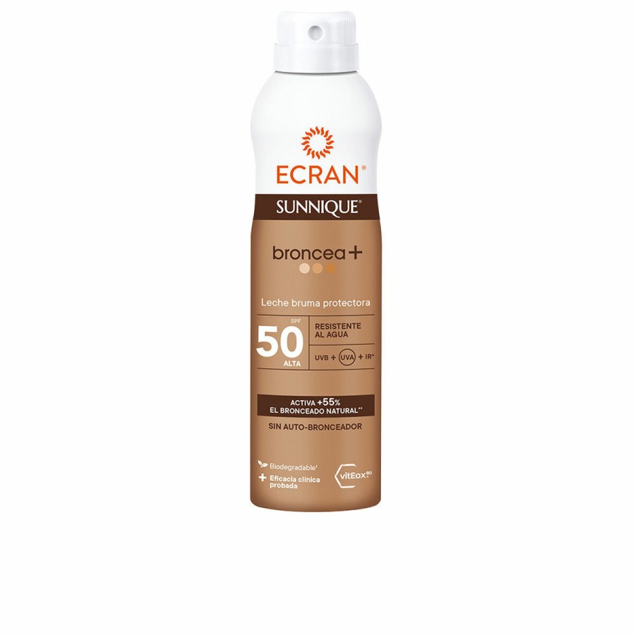 Solskyddsspray Ecran Sunnique Broncea+ Spf 50 250 ml Solmjölk