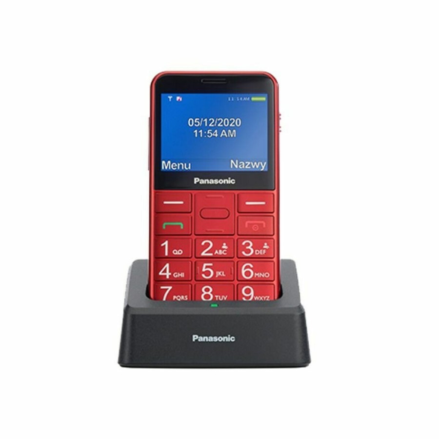 Mobiltelefon för seniorer Panasonic KX-TU155EXRN Röd