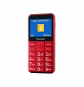 Mobiltelefon för seniorer Panasonic KX-TU155EXRN Röd