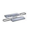 USB-HUB i-Tec C31FLAT2PDPRO100W 100 W Silvrig