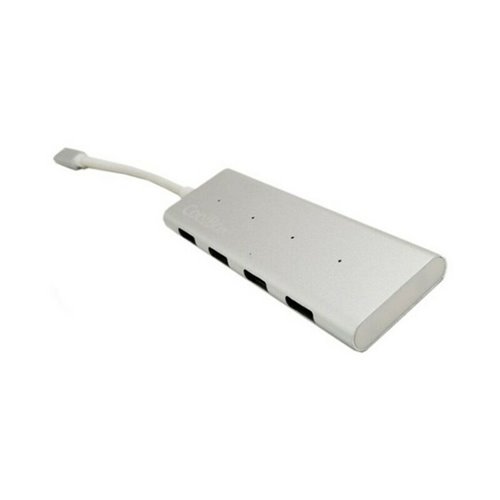 CoolBox USB HUB C COO-HUC4U3 铝质 白色