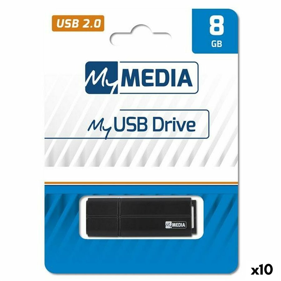 黑色 8 GB USB 记忆棒
