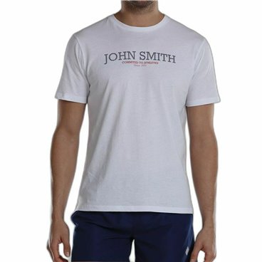 T-shirt med kortärm Herr John Smith Efebo Vit