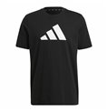 T-shirt med kortärm Herr Adidas Future Icons Logo Svart