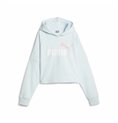 Puma 儿童运动服 Ess Logo Croppedo 白色