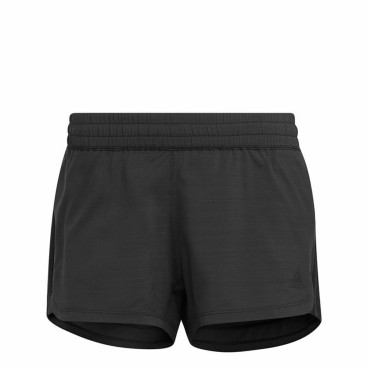 Sportshorts för kvinnor Adidas Pacer 3 Stripes Svart