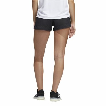 Sportshorts för kvinnor Adidas Pacer 3 Stripes Svart