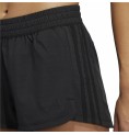 Sportshorts för kvinnor Adidas Pacer 3 Stripes Svart