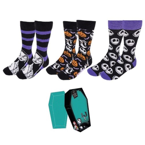 Strumpor The Nightmare Before Christmas 3 Delar Multicolour 40-46