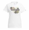 T-shirt med lång ärm Dam Adidas Print Graphic Vit