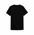 T-shirt med kortärm Herr 4F Regular Plain Svart