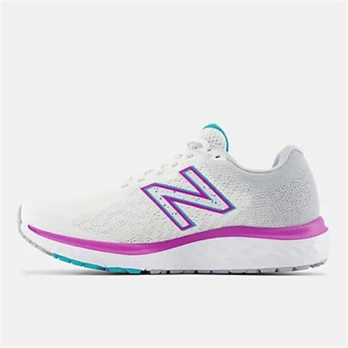 Löparskor, Vuxna New Balance Fresh Foam 680v7 Vit Kvinna