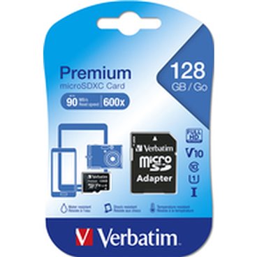 Micro-SD Minneskort med Adapter Verbatim 44085