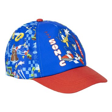 Barnkeps Sonic Blå (55 cm)