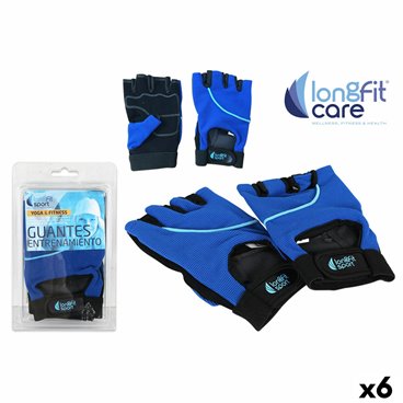 LongFit Sport 训练手套 Longfit sport 蓝色/黑色