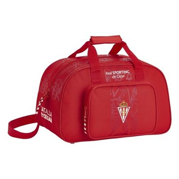 Sportväska Real Sporting de Gijón Röd (40 x 24 x 23 cm)