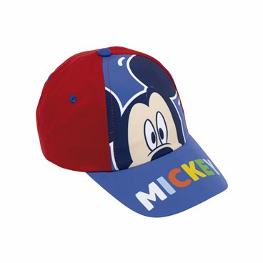 Mickey Mouse 儿童帽 快乐的微笑 蓝色 红色（48-51 厘米）
