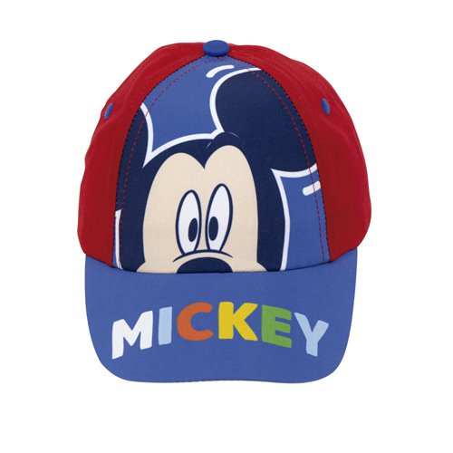 Mickey Mouse 儿童帽 快乐的微笑 蓝色 红色（48-51 厘米）