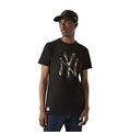 T-shirt med kortärm Herr New Era NY Yankees MLB Storlek XL Svart