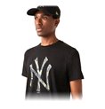 T-shirt med kortärm Herr New Era NY Yankees MLB Storlek XL Svart