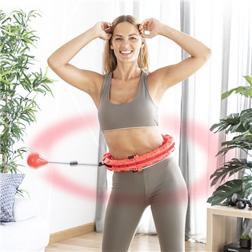 Justerbar Smart Fitness Hoop med vikt Fittehoop InnovaGoods